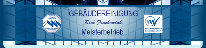 Logo der Gebäudereinigung René Frackowiak