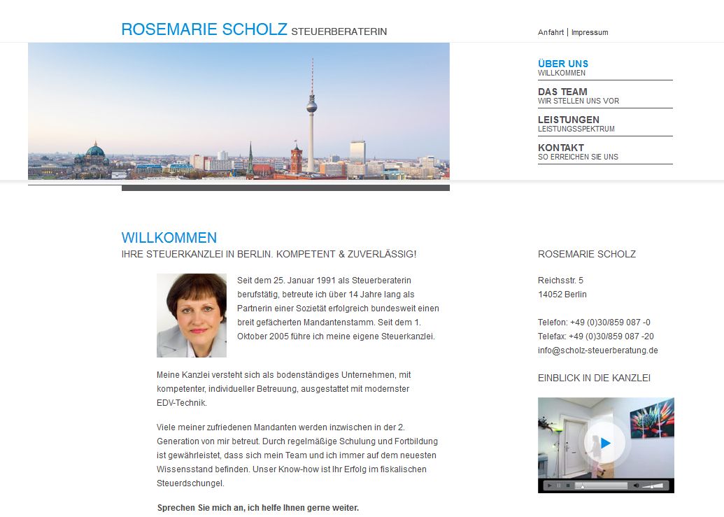 Steuerberaterin Rosemarie Scholz