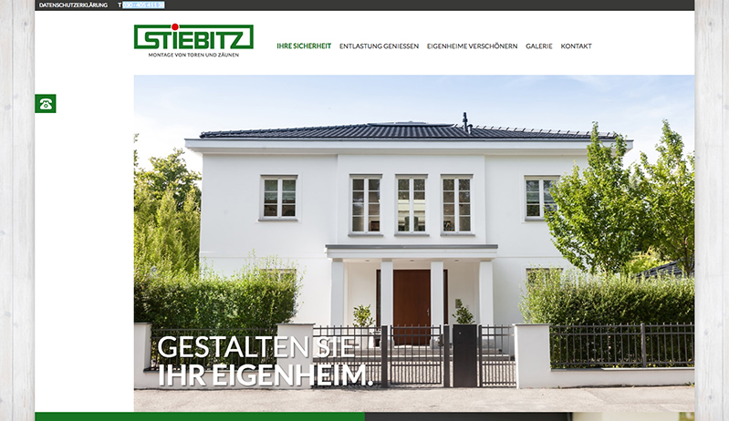 Mehr Informationen zu der Montage von Toren und Zäunen auf: www.stiebitz-montagen.de